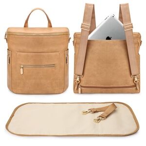 Brown Diaper Bag - Miss Fong